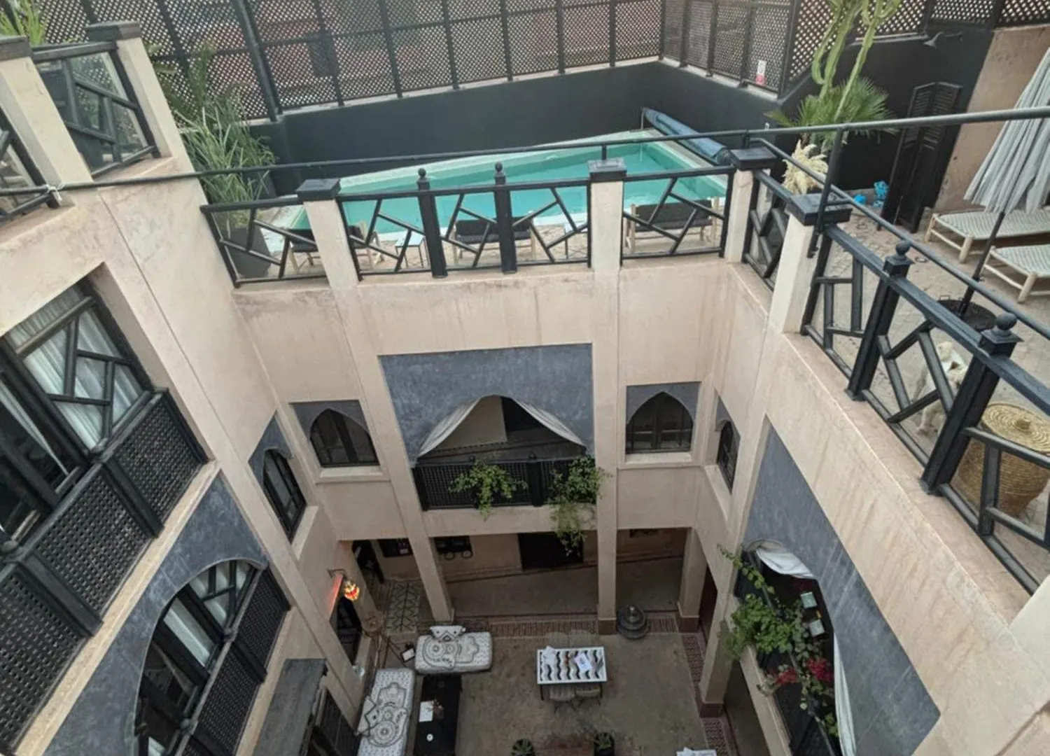 Gasthof Riad Basidi Piscine Chauffee Sur Le Toit De La Medina Marrakesch